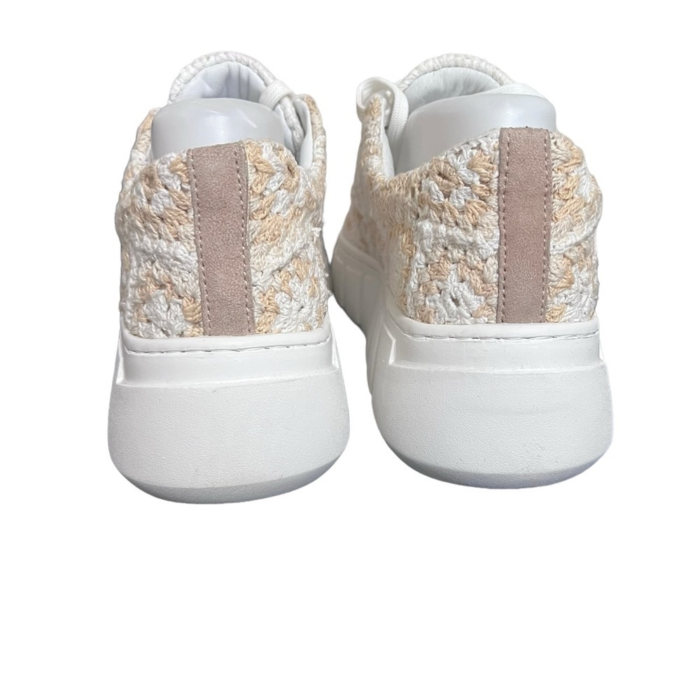 Catch Me If You Can- Crochet Cream Sneakers by Free People - Picture 2 of 8